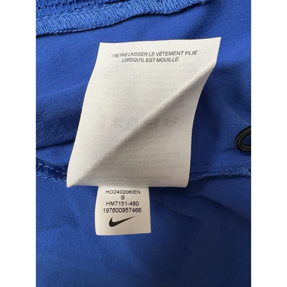 NEW Nike Tech Fleece Woven Track Jacket Royal Blue Men's Size Small HM7151-480